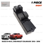 สวิทช์ สวิตช์ กระจกประตู ของแท้ 1 ชิ้น สีดำ สำหรับ Isuzu D-Max,Chevrolet Colorado ปี 2012-2016